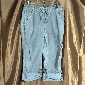 Gramicci active cargo pants light grey/blue